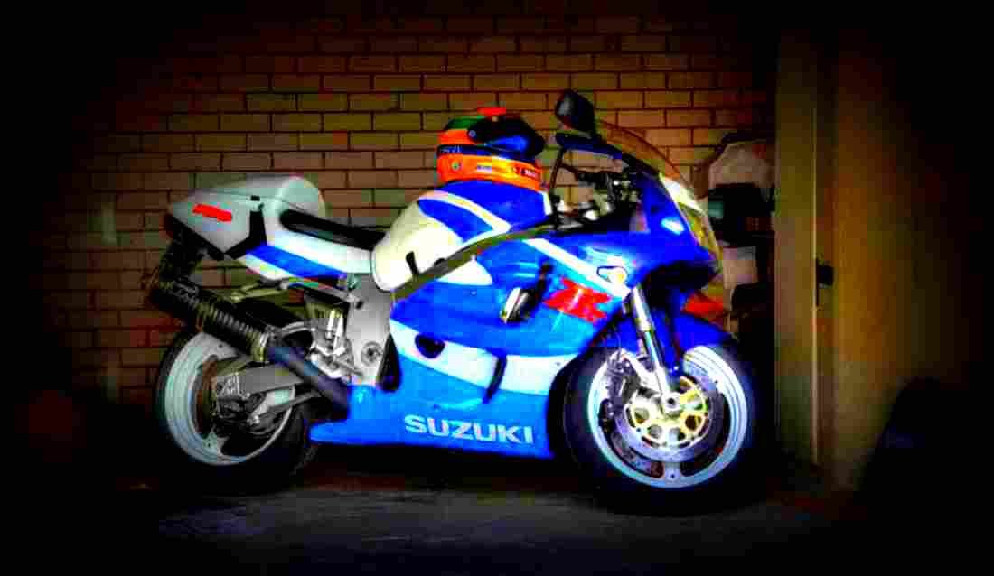 Suzuki GSX 750 FR 1994 2 motorbike A4 Photo Print