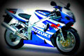 Suzuki GSX R 1000 2003 4 motorbike A4 Photo Print