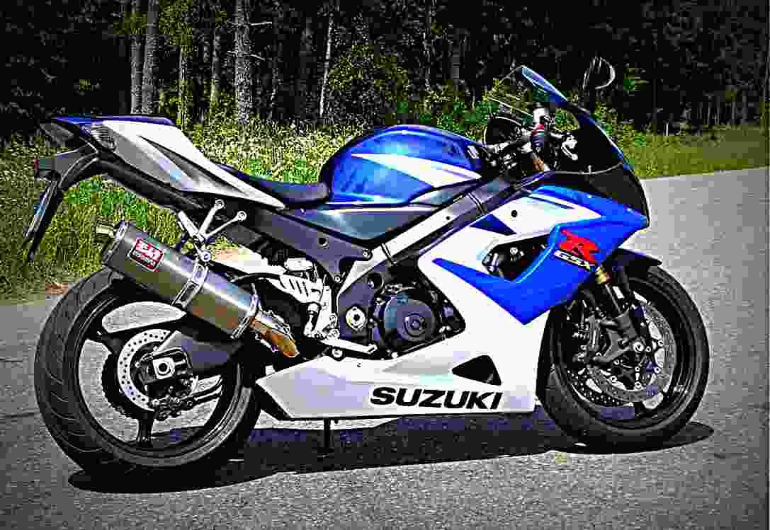 Suzuki GSX R 1000 2003 5 motorbike A4 Photo Print