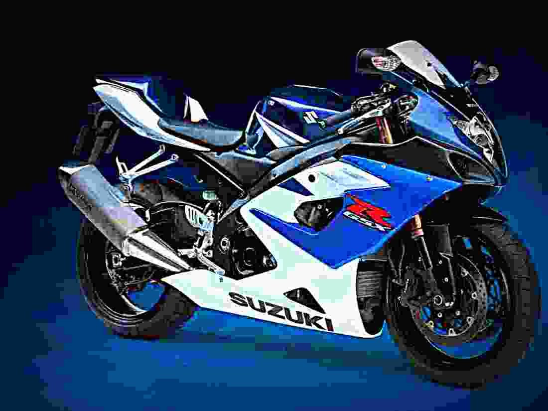 Suzuki GSX R 1000 2003 6 motorbike A4 Photo Print