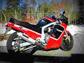 Suzuki GSX R 1100 1987 5 motorbike A4 Photo Print