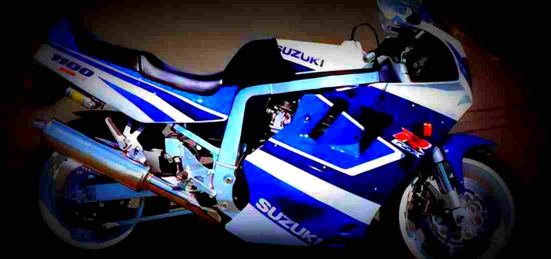 Suzuki GSX R 1100 1991 1 605x284 motorbike A4 Photo Print