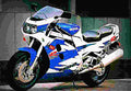 Suzuki GSX R 1100 1992 6 motorbike A4 Photo Print