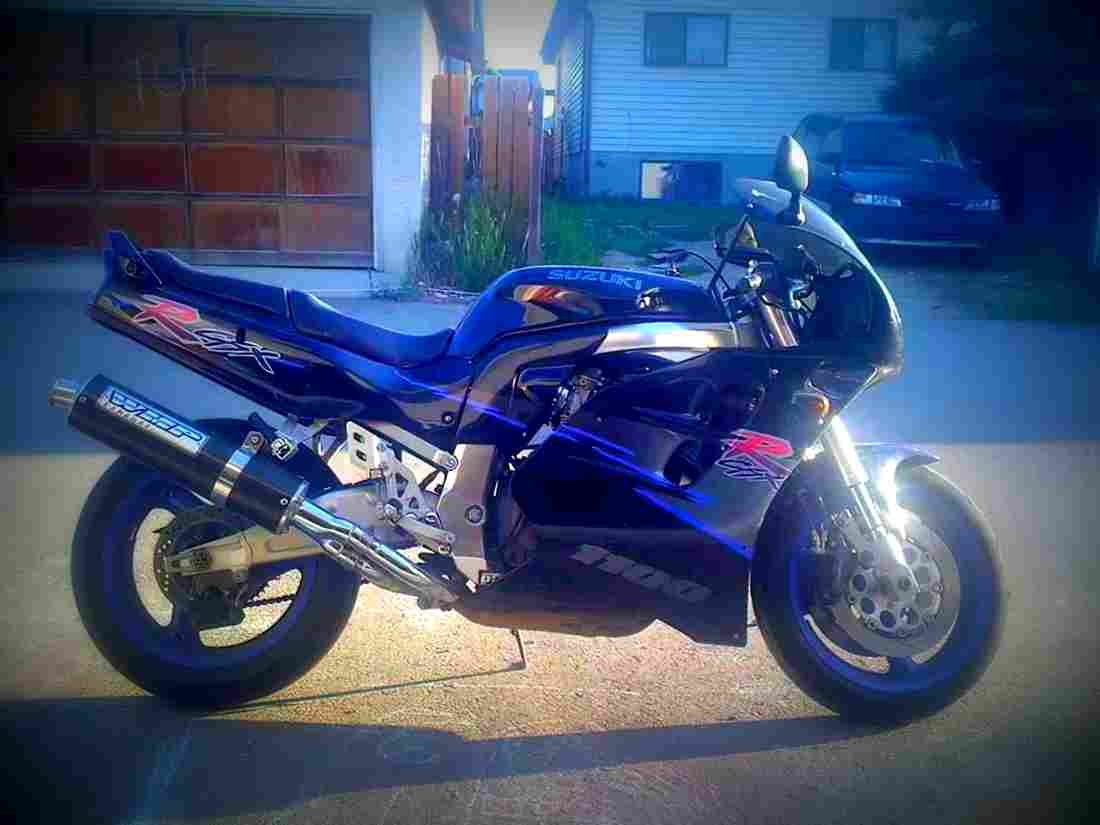 Suzuki GSX R 1100 WR 1994 2 motorbike A4 Photo Print