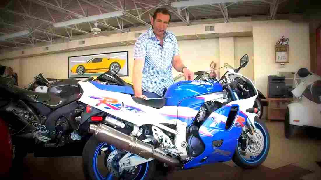 Suzuki GSX R 1100 WR 1994 3 motorbike A4 Photo Print
