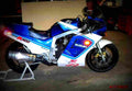 Suzuki GSX R 1100 (reduced effect) 1987 4 motorbike A4 Photo Print
