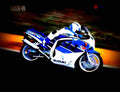 Suzuki GSX R 1100 (reduced effect) 1988 3 motorbike A4 Photo Print