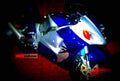Suzuki GSX R 1100 (reduced effect) 1988 4 motorbike A4 Photo Print