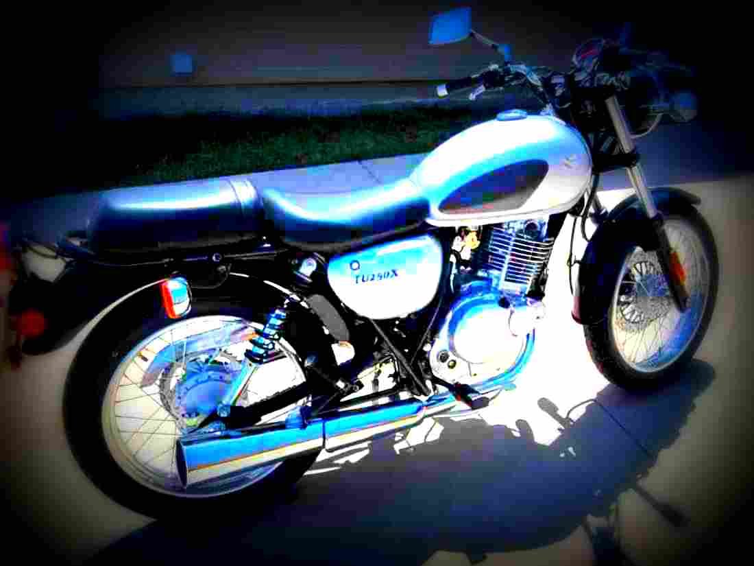 Suzuki GSX R 1100 (reduced effect) 1990 2 motorbike A4 Photo Print