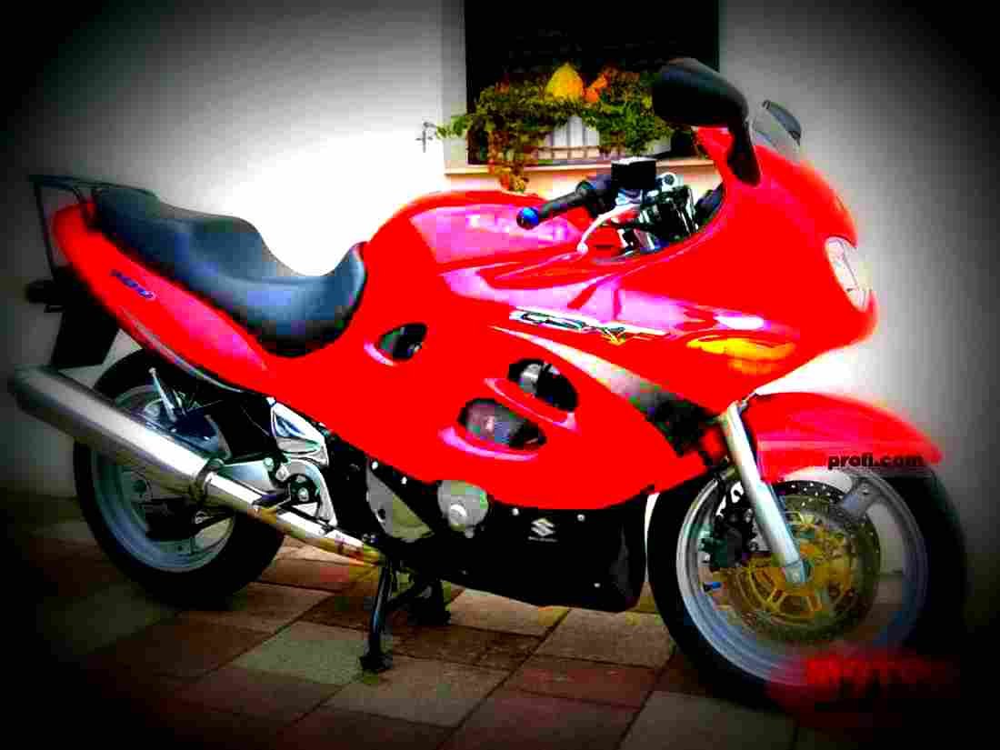 Suzuki GSX R 1100 (reduced effect) 1990 6 motorbike A4 Photo Print