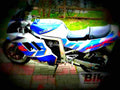 Suzuki GSX R 1100 (reduced effect) 1991 1 motorbike A4 Photo Print