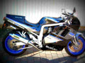 Suzuki GSX R 1100 (reduced effect) 1991 5 motorbike A4 Photo Print