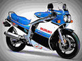 Suzuki GSX R 1100 (reduced effect) 1992 1 motorbike A4 Photo Print