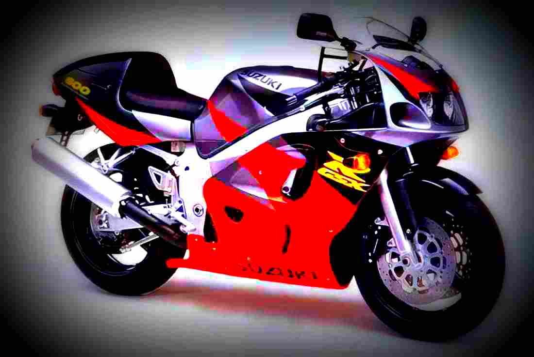 Suzuki GSX R 600 1997 1 motorbike A4 Photo Print