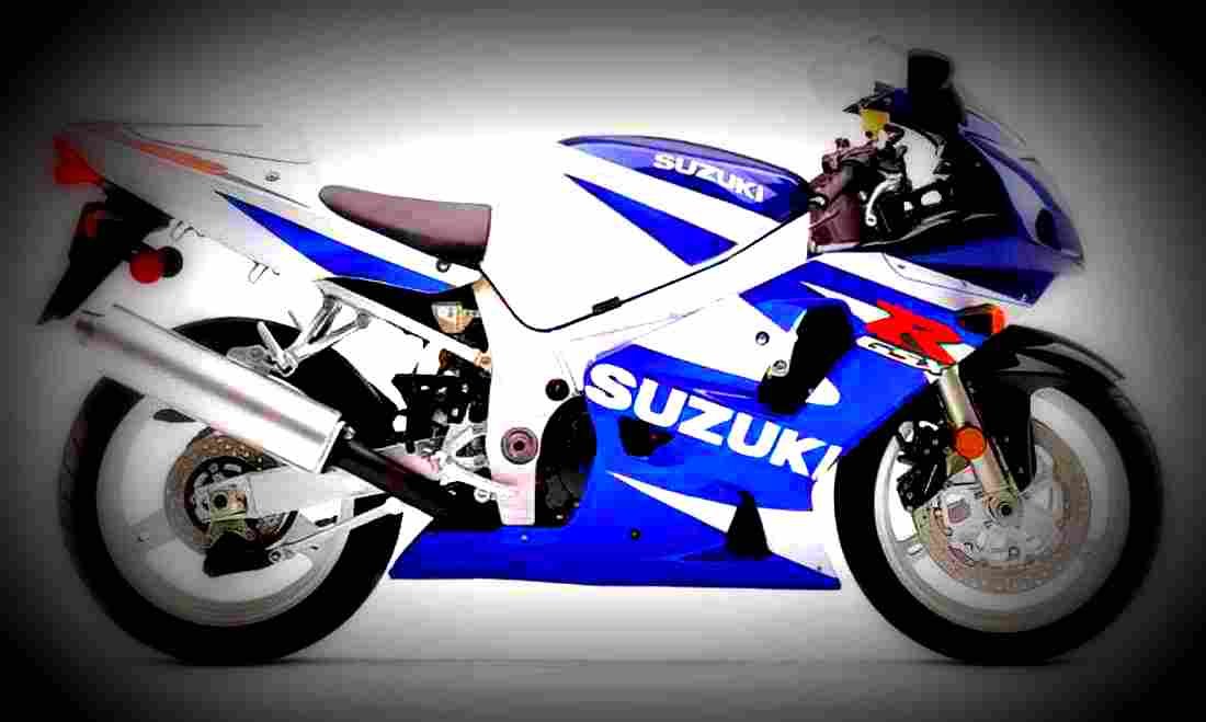 Suzuki GSX R 600 1997 5 motorbike A4 Photo Print