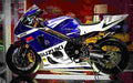 Suzuki GSX R 600 2001 4 motorbike A4 Photo Print