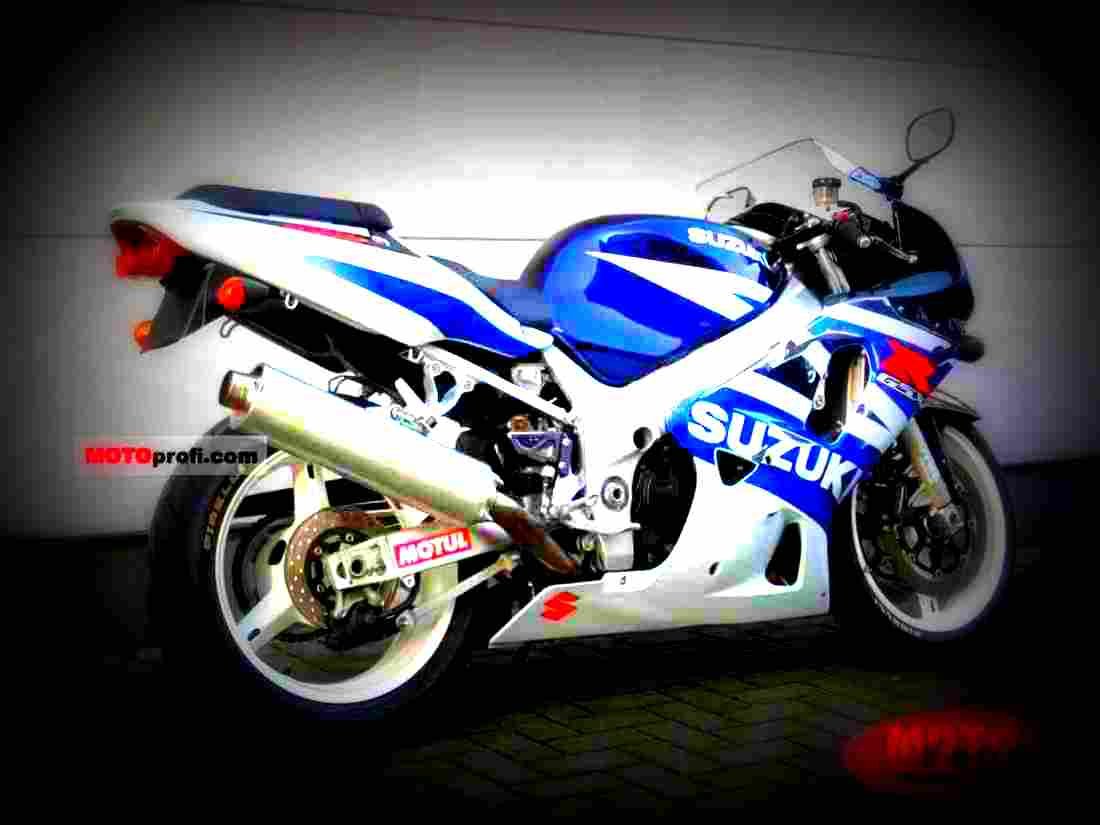 Suzuki GSX R 600 2001 6 motorbike A4 Photo Print