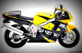 Suzuki GSX R 600 2002 1 motorbike A4 Photo Print