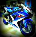 Suzuki GSX R 600 M 2002 3 motorbike A4 Photo Print