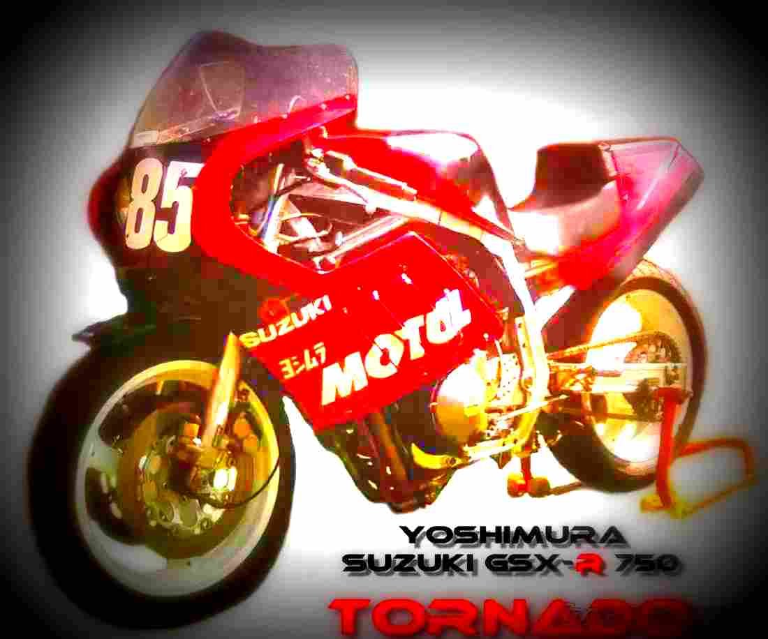Suzuki GSX R 750 1985 4 motorbike A4 Photo Print