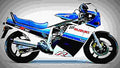 Suzuki GSX R 750 1987 1 motorbike A4 Photo Print