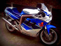 Suzuki GSX R 750 1990 1 motorbike A4 Photo Print
