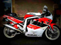 Suzuki GSX R 750 1990 5 motorbike A4 Photo Print