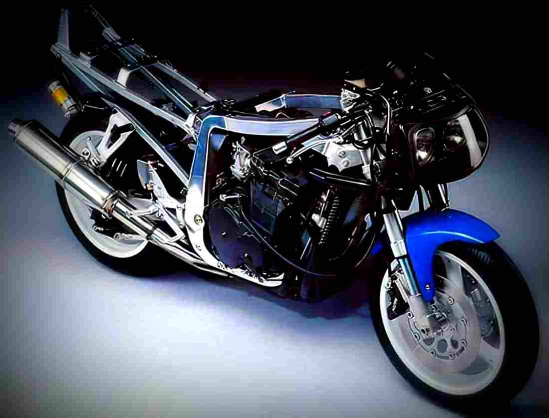 Suzuki GSX R 750 1991 6 motorbike A4 Photo Print