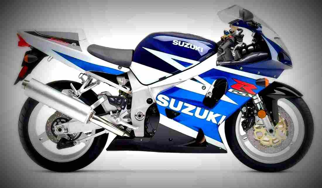 Suzuki GSX R 750 1997 4 motorbike A4 Photo Print