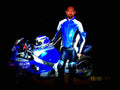 Suzuki GSX R 750 2001 4 motorbike A4 Photo Print