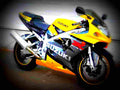 Suzuki GSX R 750 2003 2 motorbike A4 Photo Print