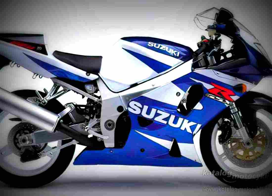 Suzuki GSX R 750 2003 4 motorbike A4 Photo Print