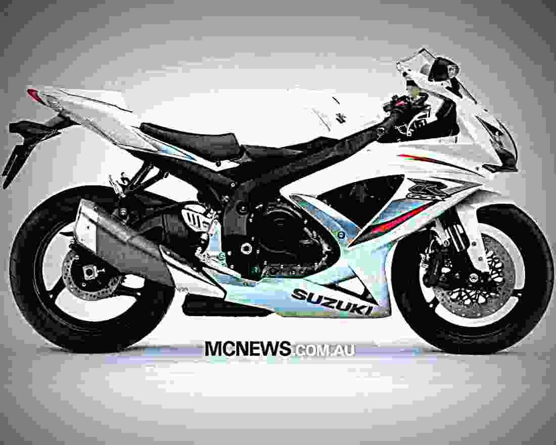 Suzuki GSX R 750 2009 2 motorbike A4 Photo Print