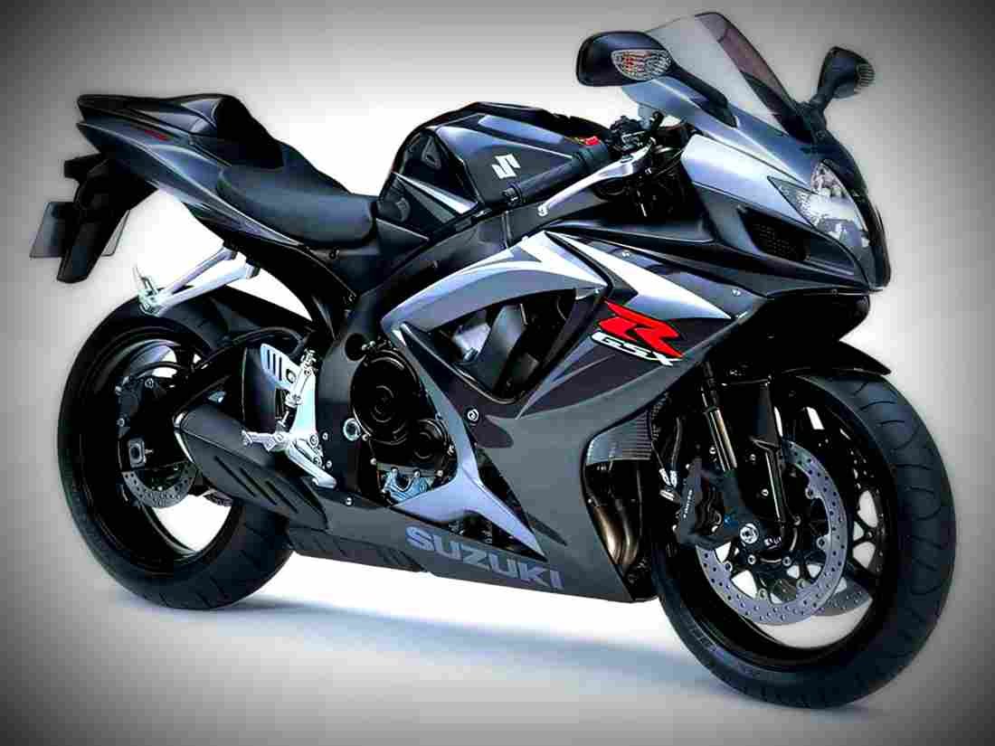 Suzuki GSX R 750 2009 5 motorbike A4 Photo Print