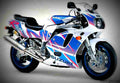 Suzuki GSX R 750 W 1992 1 motorbike A4 Photo Print