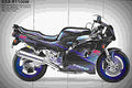 Suzuki GSX R 750 W 1994 1 motorbike A4 Photo Print