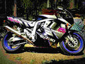 Suzuki GSX R 750 W (reduced effect) 1992 3 motorbike A4 Photo Print