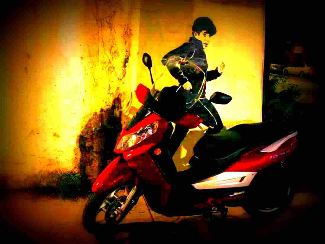 Suzuki GSX R 750 W (reduced effect) 1992 6 motorbike A4 Photo Print