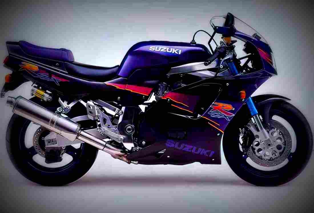 Suzuki GSX R 750 WS 1995 4 motorbike A4 Photo Print