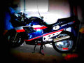 Suzuki GSX R 750 (reduced effect) 1986 2 motorbike A4 Photo Print