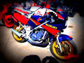 Suzuki GSX R 750 (reduced effect) 1988 6 motorbike A4 Photo Print