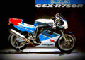 Suzuki GSX R 750 (reduced effect) 1989 2 motorbike A4 Photo Print