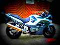 Suzuki GSX R 750 (reduced effect) 1989 4 motorbike A4 Photo Print