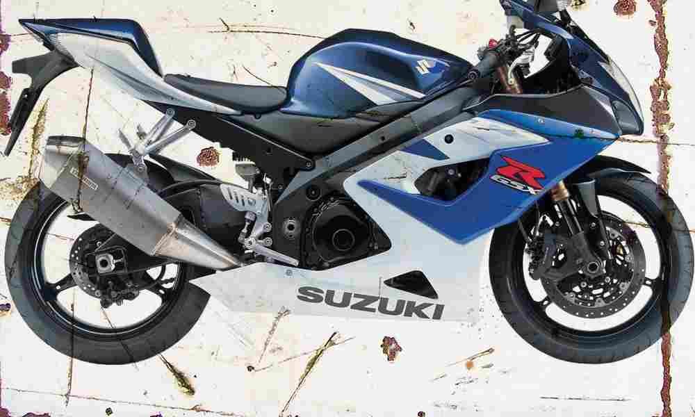 Suzuki GSX R1000 2005 Aged Vintage A4 Photo Print