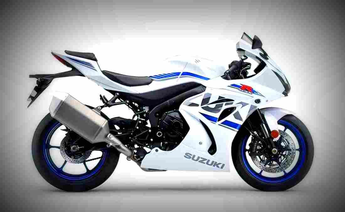 Suzuki GSX R1000 2018 3 motorbike A4 Photo Print