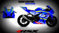 Suzuki GSX R1000 ECSTAR 2019 4 motorbike A4 Photo Print