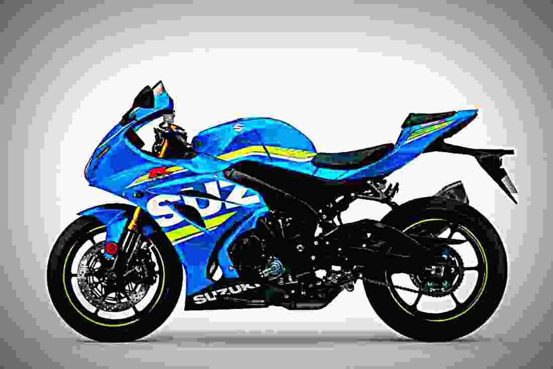 Suzuki GSX R1000 Moto GP 2017 2 motorbike A4 Photo Print
