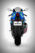 Suzuki GSX R1000 Moto GP 2017 4 motorbike A4 Photo Print