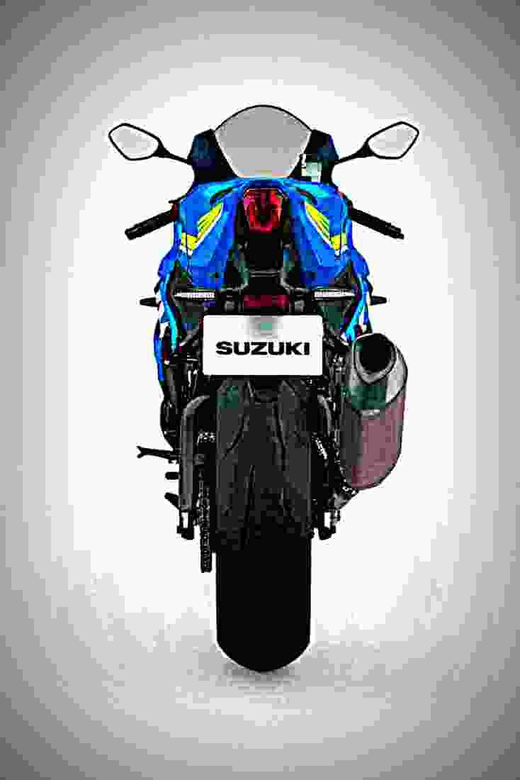 Suzuki GSX R1000 Moto GP 2017 4 motorbike A4 Photo Print