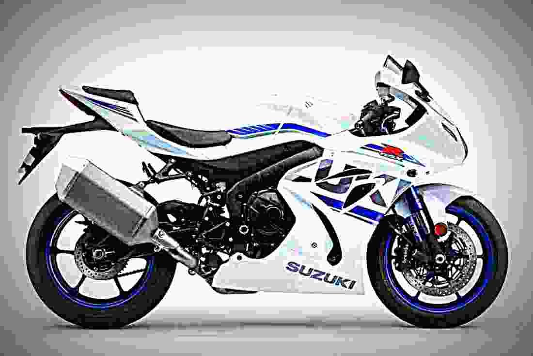 Suzuki GSX R1000R 2018 4 motorbike A4 Photo Print